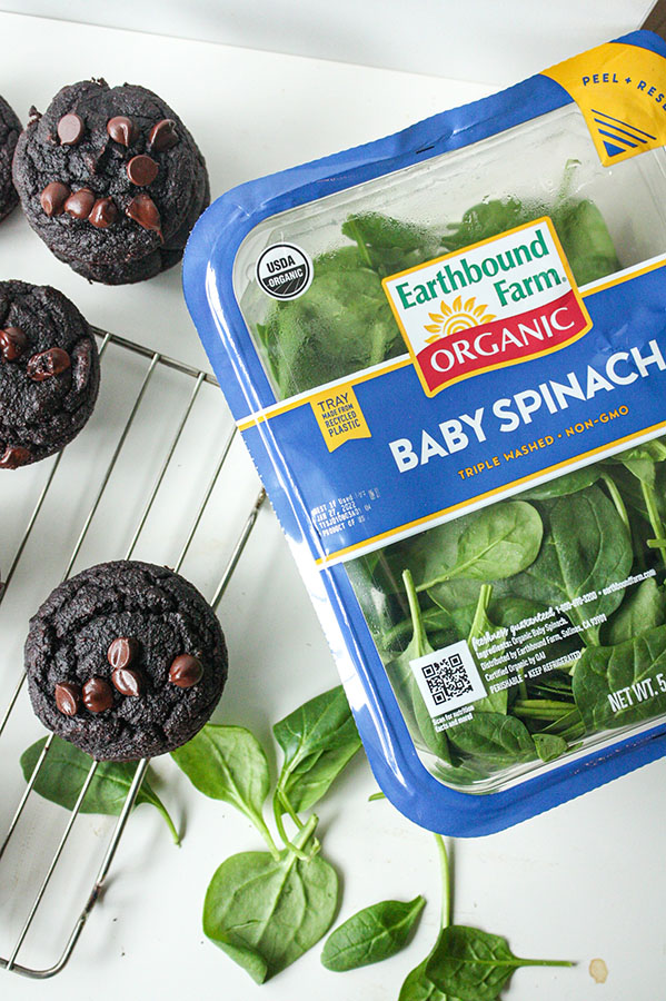 Sneaky Spinach Chocolate Muffins Image