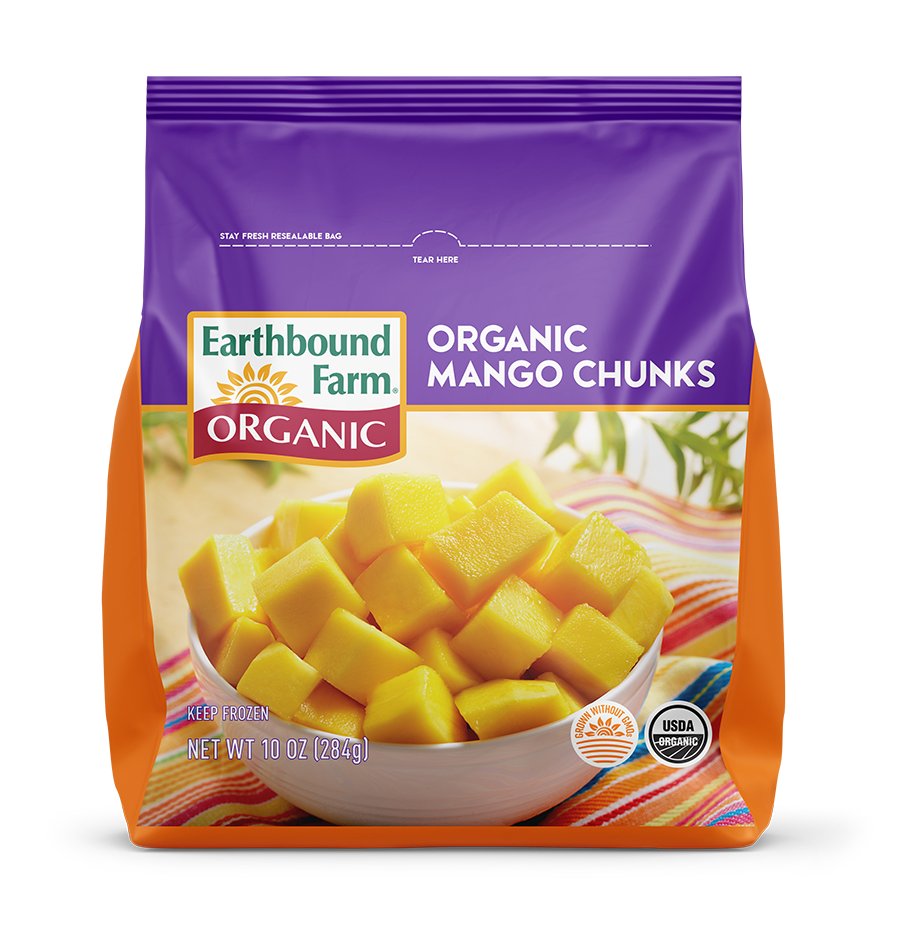 Frozen Organic Mango Chunks 10oz