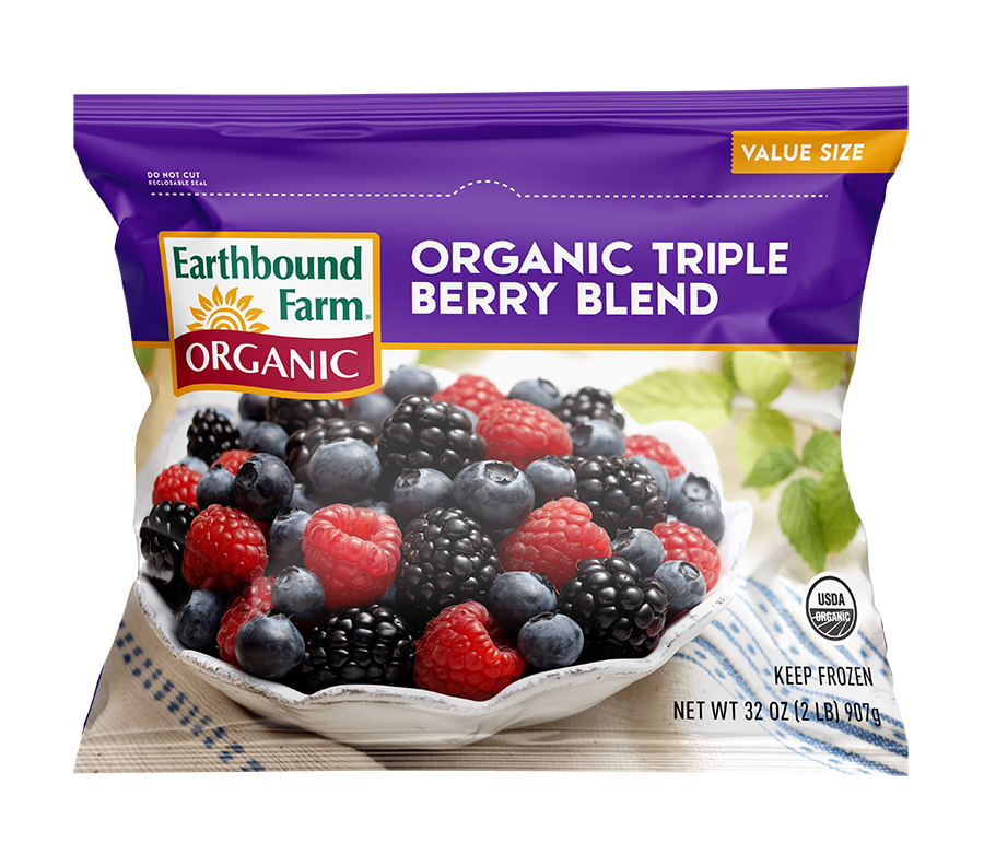 Frozen Organic Triple Berry Blend 2lb